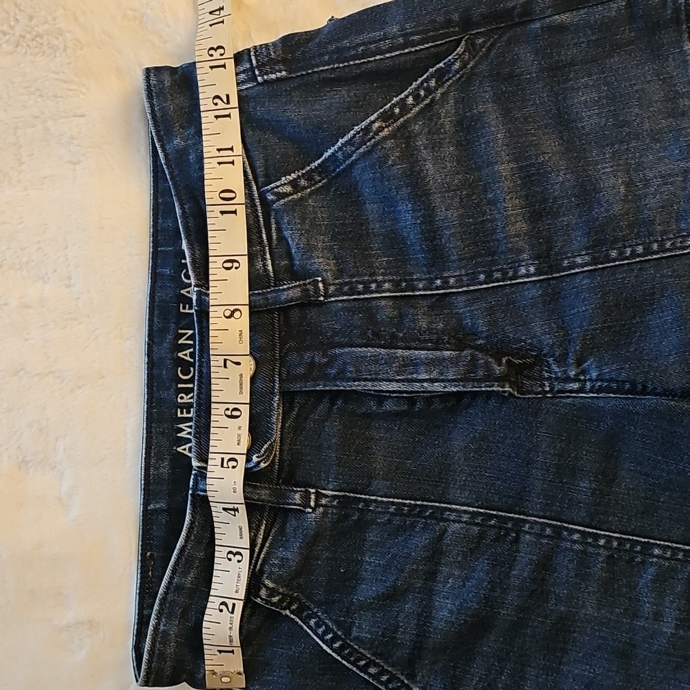 American Eagle Dreamy Drape Super High Rise Baggy Wide Leg Jeans-23W 000 Regular - Picture 7 of 7